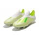 Botas de Fútbol adidas X 18+ FG - Blanco Verde