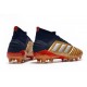 Botas y Zapatillas de Fútbol adidas Predator 19.1 FG - Oro Plata Rojo