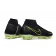Nike Phantom Vision Elite FG Zapatillas de Fútbol Negro Amarillo Fluorescente