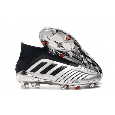 Botas de fútbol adidas PREDATOR 19+ FG - Argento Negro