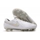 Zapatillas de Fútbol Nike Tiempo Legend 8 FG - Blanco Platino Gris