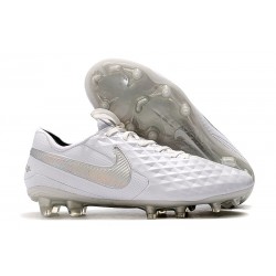 Zapatillas de Fútbol Nike Tiempo Legend 8 FG - Blanco Platino Gris