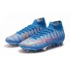 Botas Nike Mercurial Superfly 7 Elite FG Azul Rojo