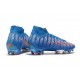 Botas Nike Mercurial Superfly 7 Elite FG Azul Rojo