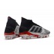 Botas y Zapatillas de Fútbol adidas Predator 19.1 FG - Metal Negro Rojo