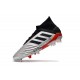 Botas y Zapatillas de Fútbol adidas Predator 19.1 FG - Metal Negro Rojo