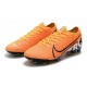 Botas de fútbol Nike Mercurial Vapor 13 Elite FG Naranja Blanco