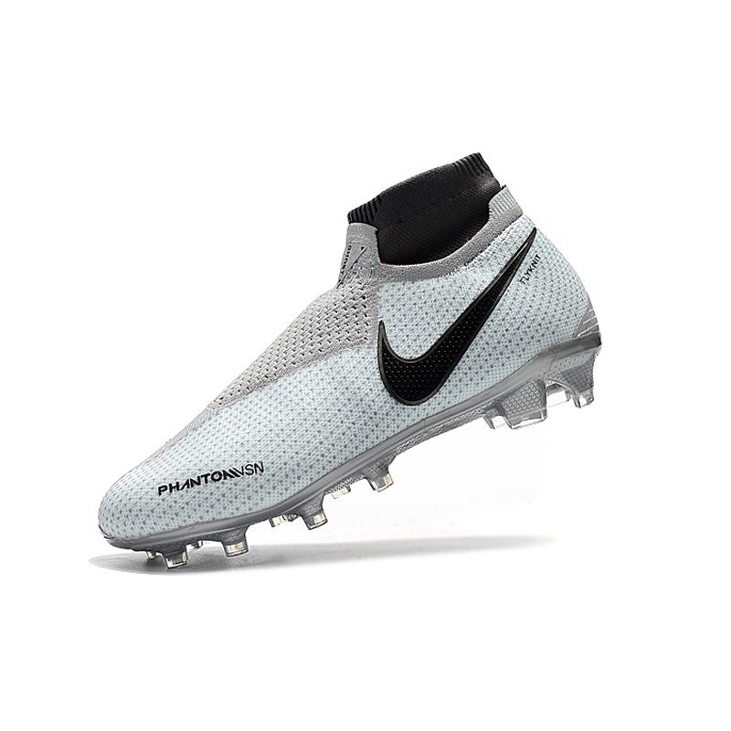 Nike Phantom Vision Elite DF FG Bota de Fútbol - Gris Rojo