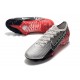 Botas de fútbol Nike Mercurial Vapor 13 Elite FG NJR Platino Negro Rojo