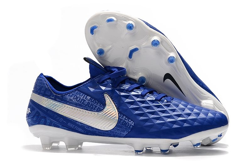 Zapatillas de Fútbol Nike Tiempo Legend 8 FG - Azul Blanco