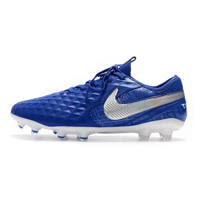 Zapatillas de Fútbol Nike Tiempo Legend 8 FG - Azul Blanco