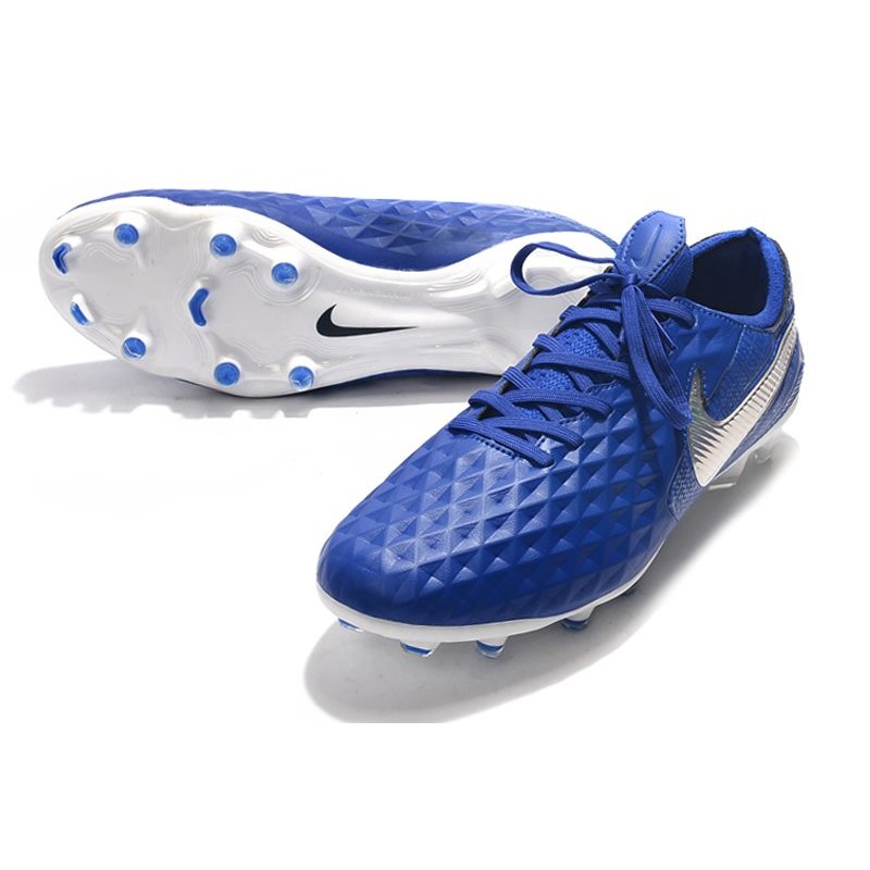 Zapatillas de Fútbol Nike Tiempo Legend 8 FG - Azul Blanco