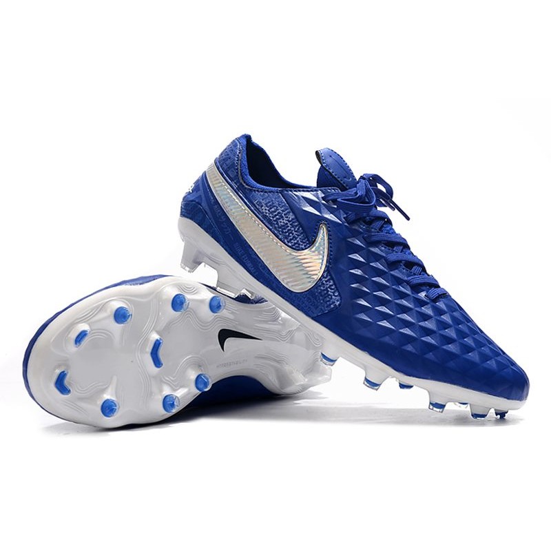 Zapatillas de Fútbol Nike Tiempo Legend 8 FG - Azul Blanco