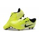 Nike Phantom Venom Elite FG Amarillo Fluorescente Blanco Obsidiana