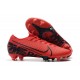Botas de fútbol Nike Mercurial Vapor 13 Elite FG Rojo Negro
