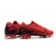 Botas de fútbol Nike Mercurial Vapor 13 Elite FG Rojo Negro