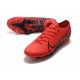 Botas de fútbol Nike Mercurial Vapor 13 Elite FG Rojo Negro