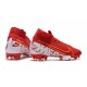 Botas Nike Mercurial Superfly 7 Elite FG Rojo Blanco