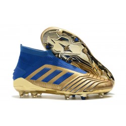 adidas X 19 + FG Zapatos de Fútbol Oro Azul