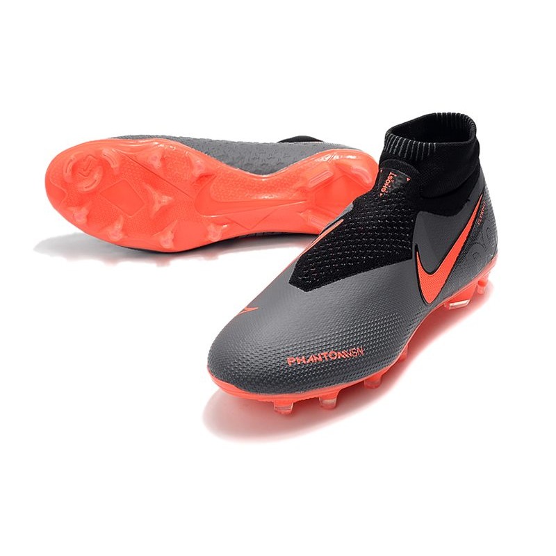 Nike Phantom Vision Elite FG Zapatillas de Fútbol Negro Rojo