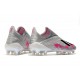 adidas X 19 + FG Zapatos de Fútbol Plata Negro Rosa