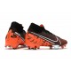 Nike Zapatillas de Fútbol Mercurial Superfly VII Elite FG Negro Blanco Hyper Crimson