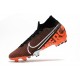 Nike Zapatillas de Fútbol Mercurial Superfly VII Elite FG Negro Blanco Hyper Crimson