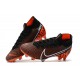 Nike Zapatillas de Fútbol Mercurial Superfly VII Elite FG Negro Blanco Hyper Crimson