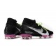 Nike Zapatillas de Fútbol Mercurial Superfly VII Elite FG Negro Blanco Violeta