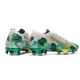 Nike Zapatillas Mercurial Vapor XIII 360 Elite FG Mbappe Gris Verde Oro