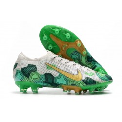 Mbappe Nike Mercurial Vapor XIII Elite AG-PRO Blanco Verde
