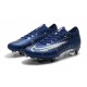Nike Mercurial Vapor 13 Elite ACC SG-Pro Azul Amarillo Fluorescente Blanco