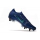 Nike Mercurial Vapor 13 Elite ACC SG-Pro Azul Amarillo Fluorescente Blanco