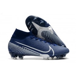 Nike Zapatillas de Fútbol Mercurial Superfly VII Elite FG Azul Blanco