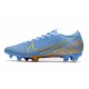 Botas Nike Mercurial Vapor 13 Elite FG ACC Azul Oro