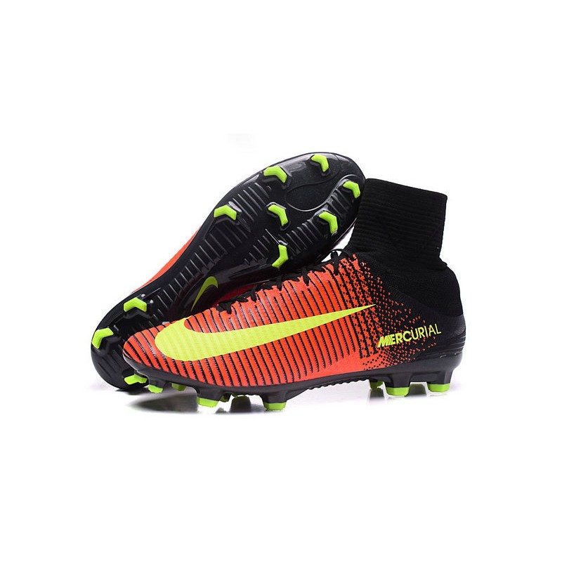 Botas de Fútbol Nike Mercurial Superfly V DF FG - Rojo Naranja