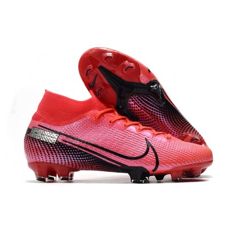 Nike Zapatillas Mercurial Superfly VII Elite FG Láser Crimson Negro
