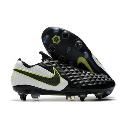 BOTA NIKE TIEMPO LEGEND 8 ELITE SG-PRO AC negro blanco