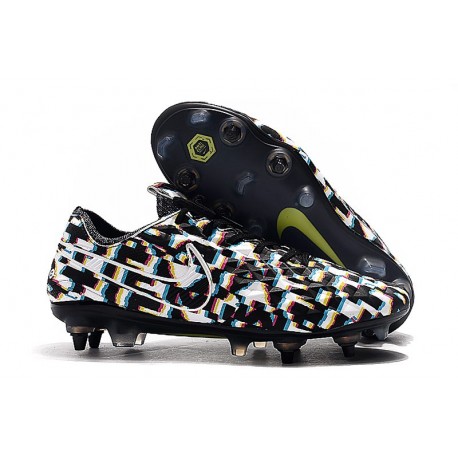 BOTA NIKE TIEMPO LEGEND 8 ELITE SG-PRO AC blanco negro