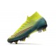 Nike Mercurial-Superfly VII Elite-SG PRO Anti Clog Lemon Venom Negro Verde