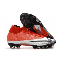 Nike Future DNA Mercurial Superfly VII Elite FG Rojo Plata Negro