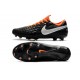 Zapatillas de Fútbol Nike Tiempo Legend 8 FG - Negro Naranja Blanco