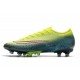 Nike Mercurial Vapor XIII Elite AG-PRO Lemon Venom Negro Verde