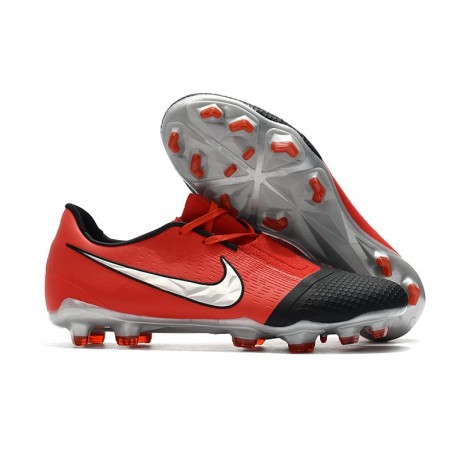 Botas de Futbol Nike Phantom Vnm Elite FG Láser Crimson Plata Negro