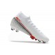 Botas Nike Mercurial Superfly 7 Elite DF FG Blanco Carmesí láser Negro