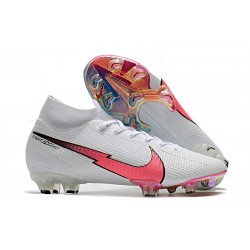 Botas Nike Mercurial Superfly 7 Elite DF FG Blanco Carmesí Azul