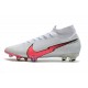 Botas Nike Mercurial Superfly 7 Elite DF FG Blanco Carmesí Azul