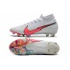 Botas Nike Mercurial Superfly 7 Elite DF FG Blanco Carmesí Azul