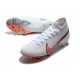 Botas Nike Mercurial Superfly 7 Elite DF FG Blanco Carmesí Azul