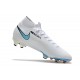 Botas Nike Mercurial Superfly 7 Elite DF FG Blanco Carmesí Azul